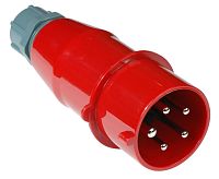 Вилка Lanmaster  LAN-IEC-309-32A3P/M
