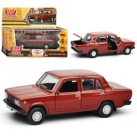 Машина металл LADA ВАЗ-2105 1997 12 см, (двери, багаж, романс.) инерц., в коробке
