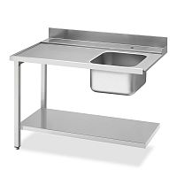 SMEG WT51200SL Стол с мойкой для посудомоечных машин соединение слева