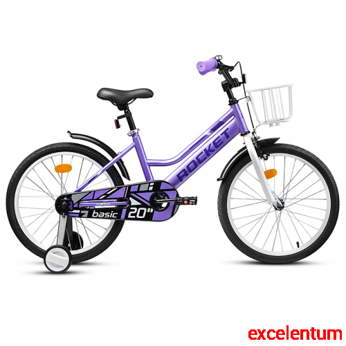 Велосипед 20" Rocket Basic, цвет сиреневый Велосипед 20" Rocket Basic, цвет сиреневый