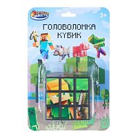 Логическая игра кубик 3х3, Строитель, блист.11*17*9см
