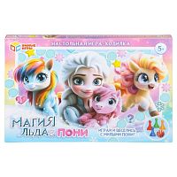 Настольная игра-ходилка "Магия льда & Пони"