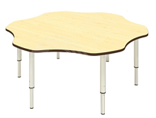Стол Цветок фанера лак