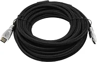 Кабель аудио-видео HDMI (m)/HDMI (m) 10м. феррит.кольца позолоч.конт. черный