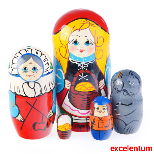 Матрешка Сказка Красная Шапочка