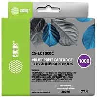 Картридж струйный Cactus CS-LC1000C
