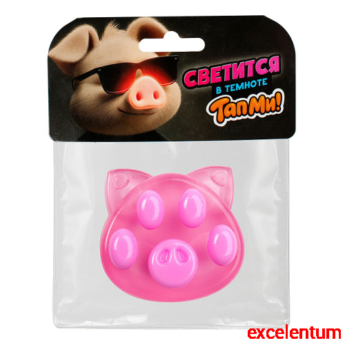 Игрушка-антистресс "Сквиши" Лапка Свинка
