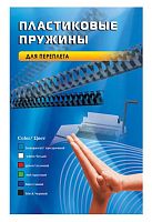 Пружины для переплета пластиковые Office Kit d=25мм 191-220лист A4 черный (50шт)  20204736