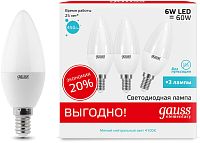 Лампа светодиодная Gauss Elementary  33126T