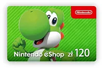 Карта оплаты пополнение игровой валюты Nintendo eShop 120 zl Poland