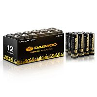 Батарейки алкалиновые DAEWOO POWER Alkaline LR03, боксе 12 шт