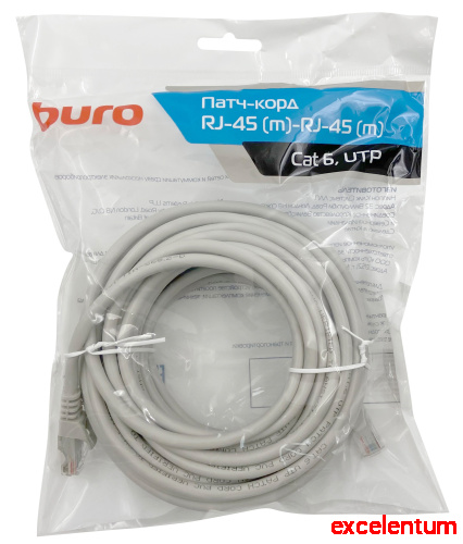 Патч-корд Buro UTP-6-10M-G Патч-корд Buro UTP-6-10M-G
