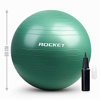 Фитбол 60см ROCKET Антивзрыв, цвет зеленый (60-65см 800г)