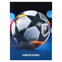 Записная книжка А7 64л. "Футбольный мяч" перепл. 7БЦ, глянц.ламинация