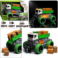 Машина "Мега самосвал" 1:16 (свет, звук) в коробке