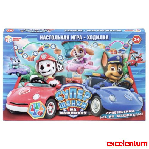 Настольная игра-ходилка "Суперщенки"