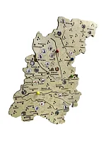 Большая карта Нижегородской области