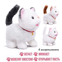 Кот "Барсик" (бегает, издаёт звук, виляет хвостом, открывает пасть), в пакете