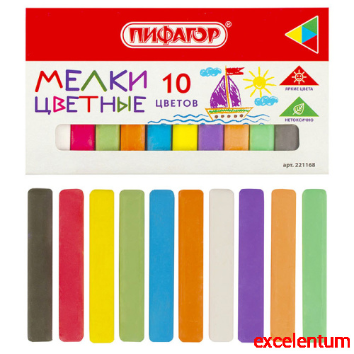 Набор мелков (10 цветов) Набор мелков (10 цветов)