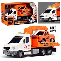 Машина "Грейдер" 1:16 (свет, звук) в коробке