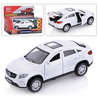 Машина металл Mercedes-benz gle coupe, 12 см, (открыв. двери, белый) инерц, в коробке