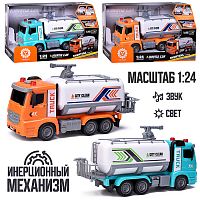 Машина "Санитарная" на батарейках, в коробке