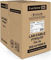 Кабель Exegate UTP-2-C5e-CCA-S24-IN-PVC-GY-305 UTP