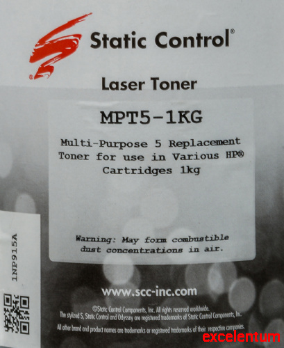 Тонер Static Control MPT5-1KG фото 3 Тонер Static Control MPT5-1KG фото 3