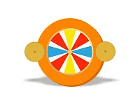 Тактильно-развивающая панель «Детям: веселый круг»