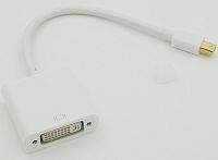 Переходник miniDisplayPort (m) DVI (f) белый