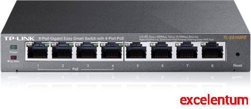 Коммутатор TP-Link TL-SG108PE Коммутатор TP-Link TL-SG108PE