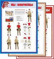 Стенд для школы МЫ - ЮНАРМЕЙЦЫ, 0,7*1м