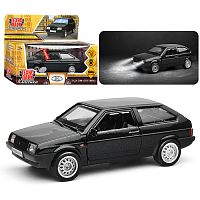 Машина металл LADA 2108 "Спутник" 12см, (свет-звук,откр. дв, баг.) инерц., в коробке