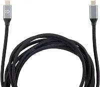 Кабель Digma D-TYPE-C-USB3.2-100W-4K-3M USB Type-C (m)-USB Type-C (m) 3м черный