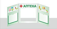 Ширма для детского сада АПТЕКА, 0,83*0,3м