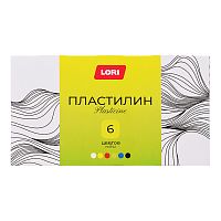 Пластилин "Классика" 6 цв, 20 гр, пенал