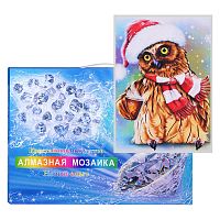 Мозаика "Зимняя совушка" 20*30 см