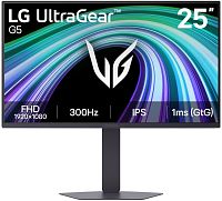 Монитор LG 25" UltraGear 25G550B-B черный IPS LED 16:9 HDMI матовая HAS Piv 1000:1 300cd 178гр/178гр 1920x1080 300Hz FreeSync Premium DP FHD 4.8кг
