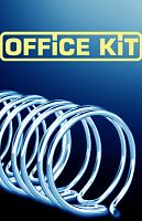 Пружины для переплета металлические Office Kit d=14.3мм 100-120лист A4 черный (100шт)  OKPM916B