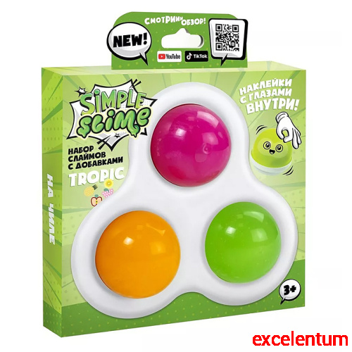 Игрушка модели Simple Slime Tropic, 175 г Игрушка модели Simple Slime Tropic, 175 г