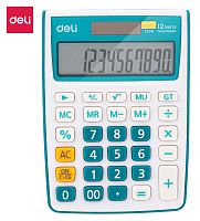 Калькулятор настольный Deli E1238/BLUE