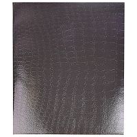 Тетрадь 96л. клетка на скобе METALLIC тиснение CROCO Коричневый