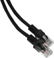 Патч-корд Premier PP12-2M/BK 1000Гбит/с UTP 4 пары cat.5E CCA molded 2м черный RJ-45 (m)-RJ-45 (m)