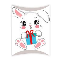 Коробочка для подарка без надписи (зайчик)