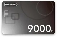 Карта оплаты пополнение игровой валюты Nintendo 9000 JPY Japan