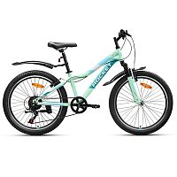 Велосипед 24" Rocket Vela 24 , цвет мятный, размер 13"