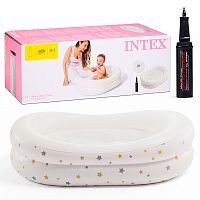 Детская ванночка «Звездочка», 89 см x 66 см x 25 см, ручн.насос, 48523NP INTEX