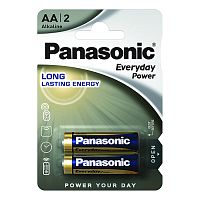 Батарейки алкалиновые Panasonic Everyday Power LR6EPS/2BP LR6 BL2