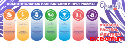 Баннер ОРЛЯТА РОССИИ (Белый), 2*0,7м Баннер ОРЛЯТА РОССИИ (Белый), 2*0,7м