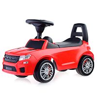 Каталка-автомобиль "SuperCar" №6 со звуковым сигналом (красная)